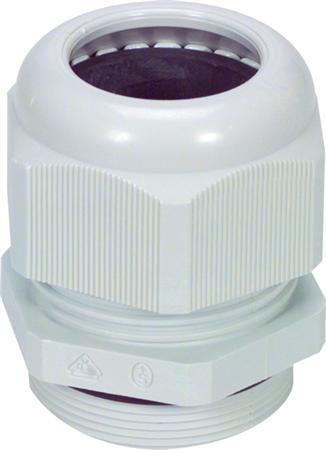 Image du produit Jacob Presse-étoupe Perfect PG7, câble Ø 3-6,5 mm IP68, UL polyamide, gris clair RAL 7035