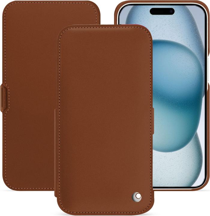 Productafbeelding Noreve Lederen omslag horizontaal (Apple iPhone 15)