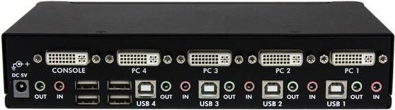 Produktbild StarTech 4 Port USB Dvi Kvm Switch