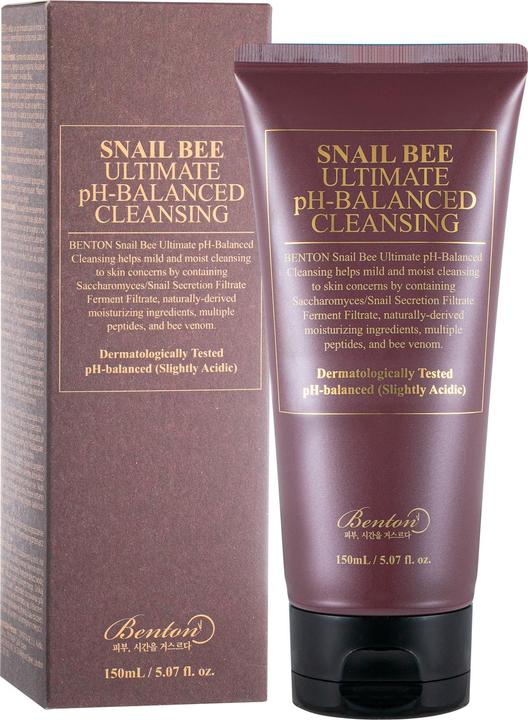 Actual product image Benton Snail bee ultimate ph-balanced cleansing (Cleaning cloths, 150 ml)