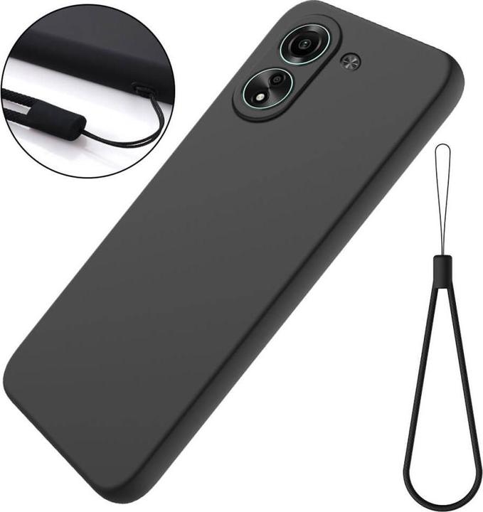 Produktbild Cover-Discount Xiaomi Poco C65 / Redmi 13C - Silikon Gummi Hülle schwarz (Xiaomi Poco C65, Xiaomi Redmi 13C)