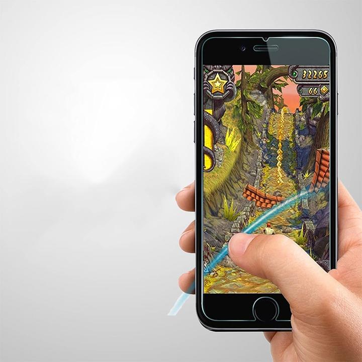 Actual product image Apfelkiste - Panzer Glas Displayschutzfolie mit Montagerahmen (2er Set) (2 Piece, Apple iPhone SE, Apple iPhone 6s, Apple iPhone 8, Apple iPhone 7)