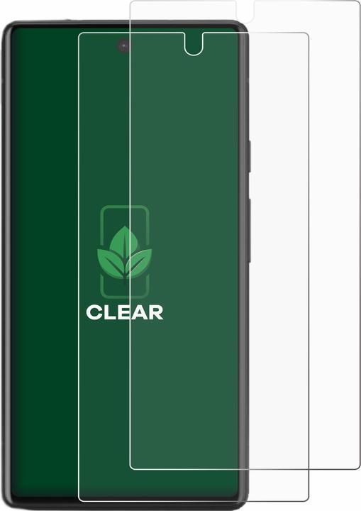 Productafbeelding ScreenLeaf Beschermfolie duurzame screenprotector screenprotector folie helder transparant (2 Stuk, Google Pixel 6a)