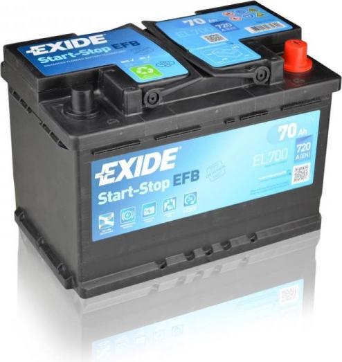 Immagine prodotto Exide Start-Stop EFB (12 V, 70 Ah, 720 A)