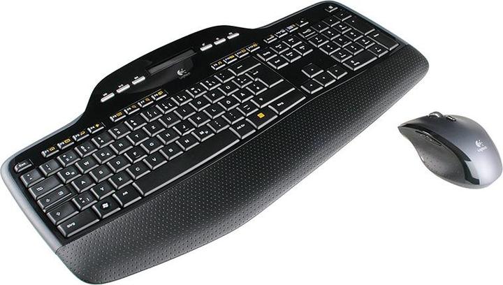 Produktbild Logitech Kabellose Tastatur+Maus MK710 schwarz im Einzelhandel (DE, Kabellos)