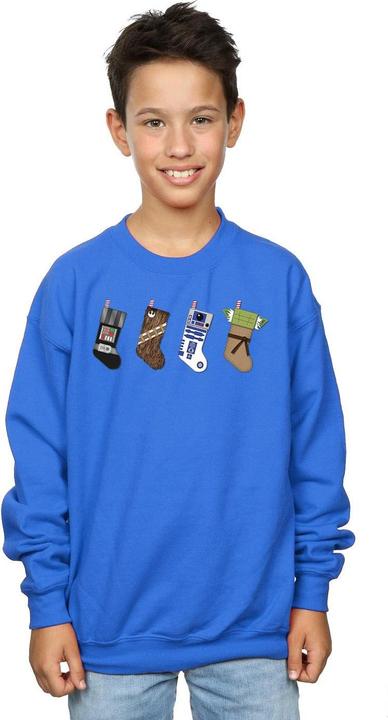 Actual product image Star Wars Boys Christmas Stockings Sweatshirt (116)