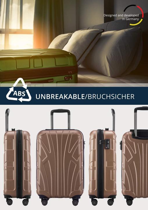 Produktbild Suitline Handgepäck Hartschalen-Koffer (34 l, Handgepäck (bis 50l))