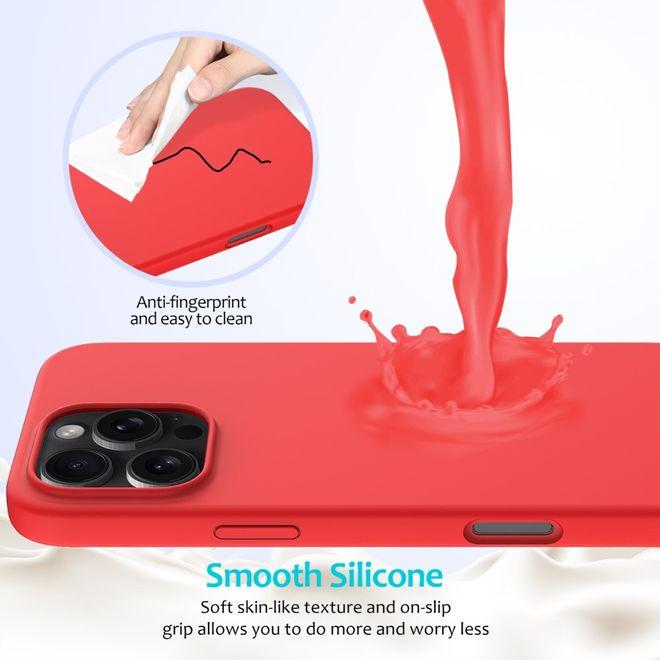Actual product image MU Classic Liquid Silicone Series (Apple iPhone 16 Pro Max)