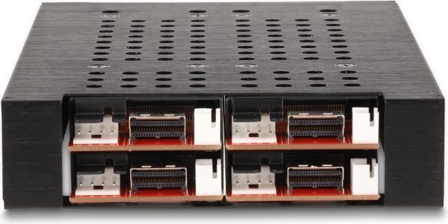 Produktbild Delock 3.5? Wechselrahmen für 4 x M.2 NVMe SSD mit Slim SAS