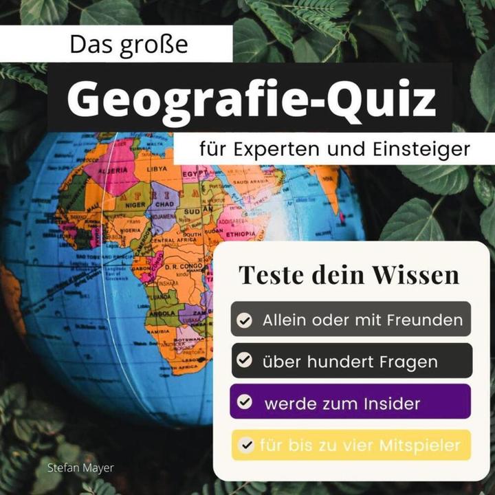 Actual product image Mayer:Das grosse Geografie-Quiz für Expe