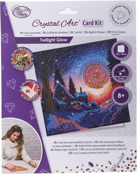 Actual product image Craft Buddy Twilight light, 18x18cm Crystal Art Card