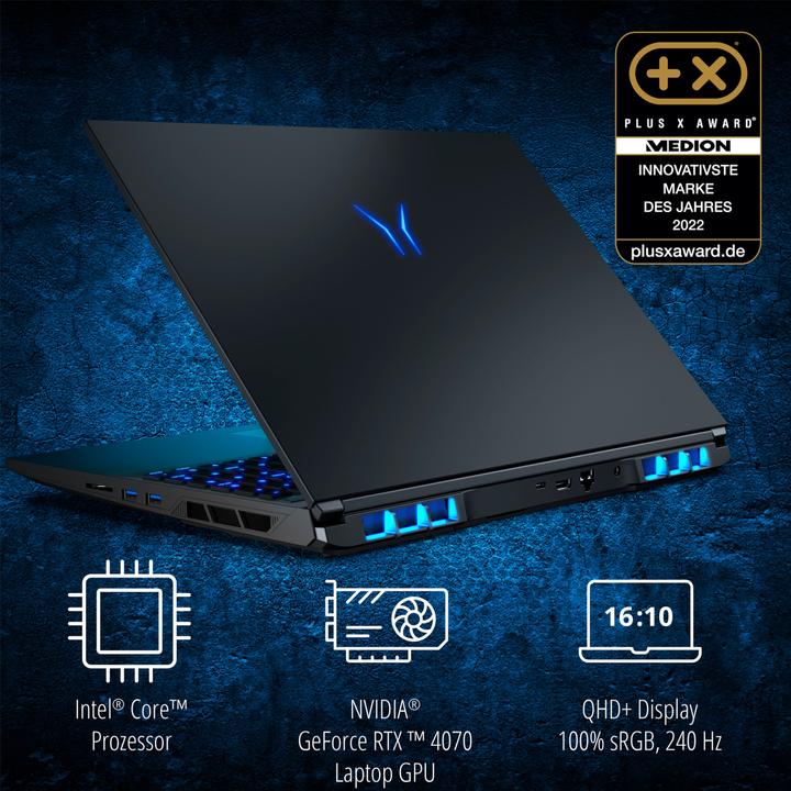 Productafbeelding Erazer Grote X20 RTX 4070 (16", Intel Core i7-14700HX, 16 GB, 1000 GB, NL)