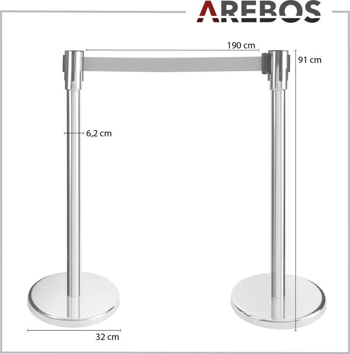 Produktbild Arebos Personenleitsysteme Airport