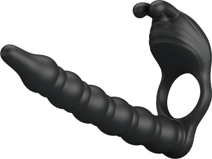 Actual product image Pretty Love Blackney Cock Rings With Vibrator Plug