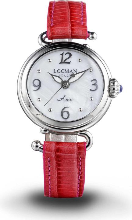 Produktbild Locman Damenuhr "Amo rot Ref. 0701A" (Analoguhr, 32 mm)
