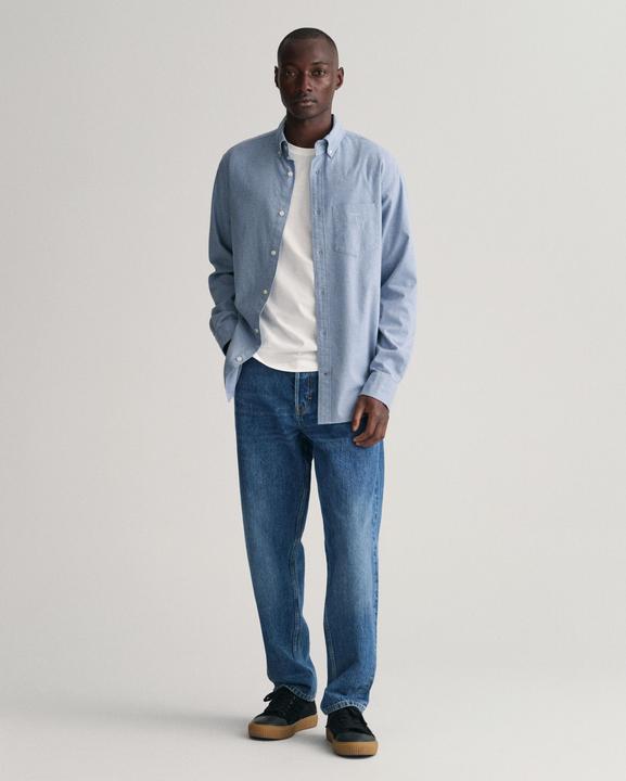 Produktbild GANT hemd flannel melange (S)