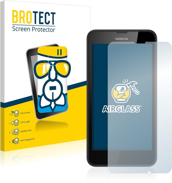 Actual product image BROTECT AirGlass Glass (1 Piece, Nokia Lumia 630)