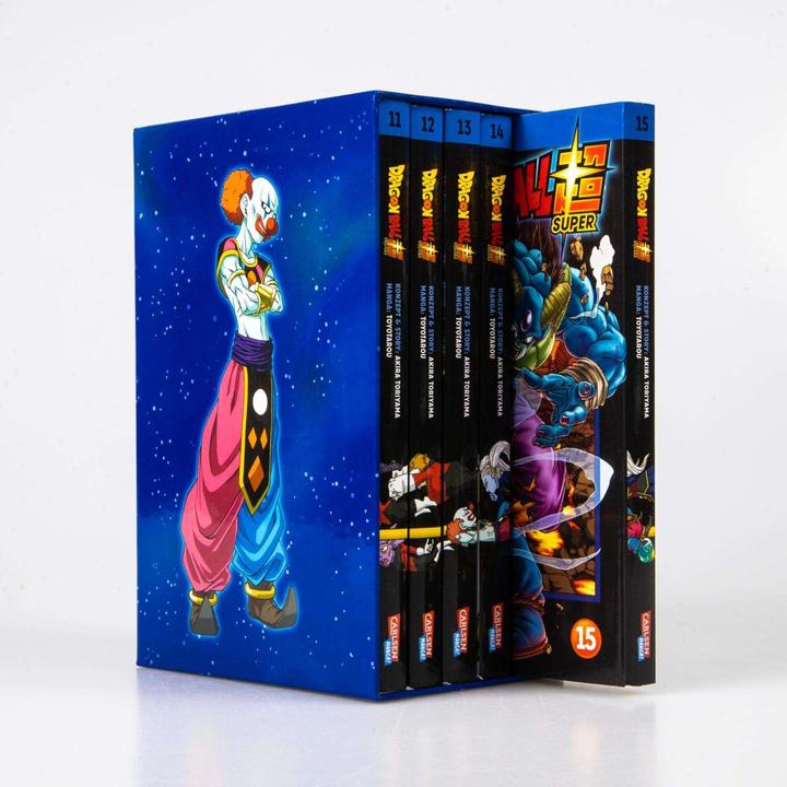 Actual product image Dragon Ball Super, Bände 11-15 im Sammelschuber mit Extra (German, Akira Toriyama, Akira Toriyama (Original Story), Toyotarou, 2022)