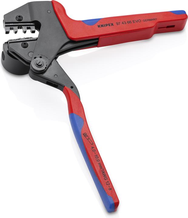 Image du produit Knipex Pince? sertir 97 43 66 EVO (rouge/bleu, pour connecteur solaire EVO 2) (200 mm)