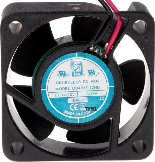 Produktbild Rs Pro DC axial fan, 40x15mm 14.45cu.m/h 12V (40 mm)