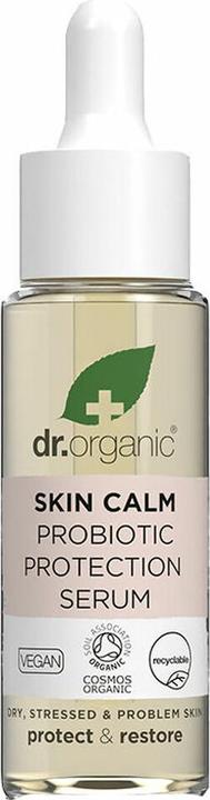 Produktbild Dr. Organic Dr Organic Skin Calm Probiotic Protection Serum for Redness Dry Sensitive Irritable Skin 24hr Moistu (30 ml)