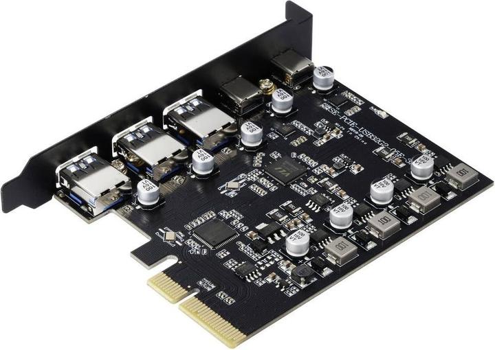 Produktbild Renkforce RF-6613196 3+2 Port USB 3.2 Gen 2 Controllerkarte USB-C® (USB 3.2 Gen