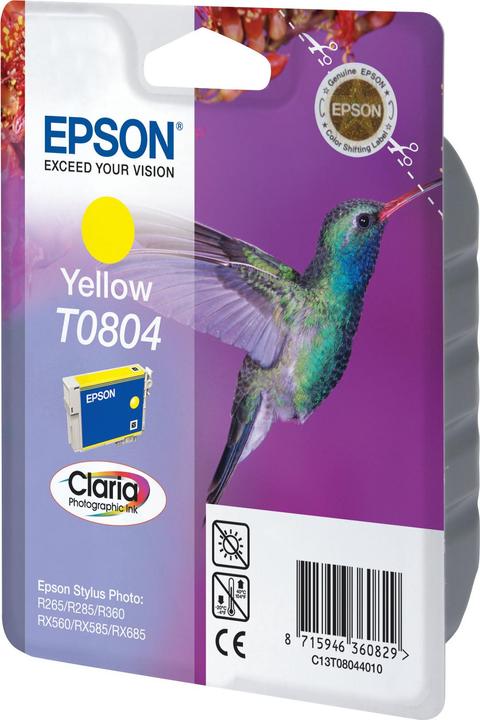 Actual product image Epson T0804 Claria Photographic (Y)