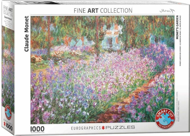 Actual product image Eurographics Monet's garden near Giverny (1000 pieces)