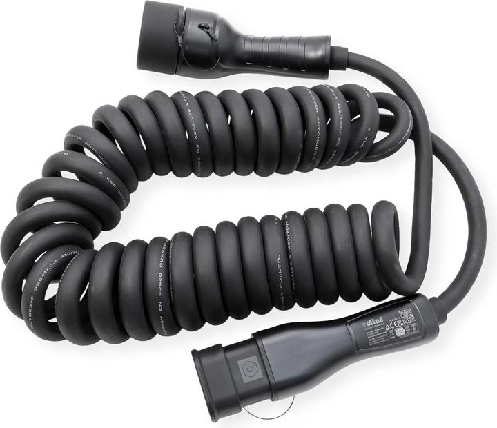 Immagine prodotto Roline Spirale del cavo di ricarica EV (Tipo 2, 22 kW, 32 A, 7.50 m)