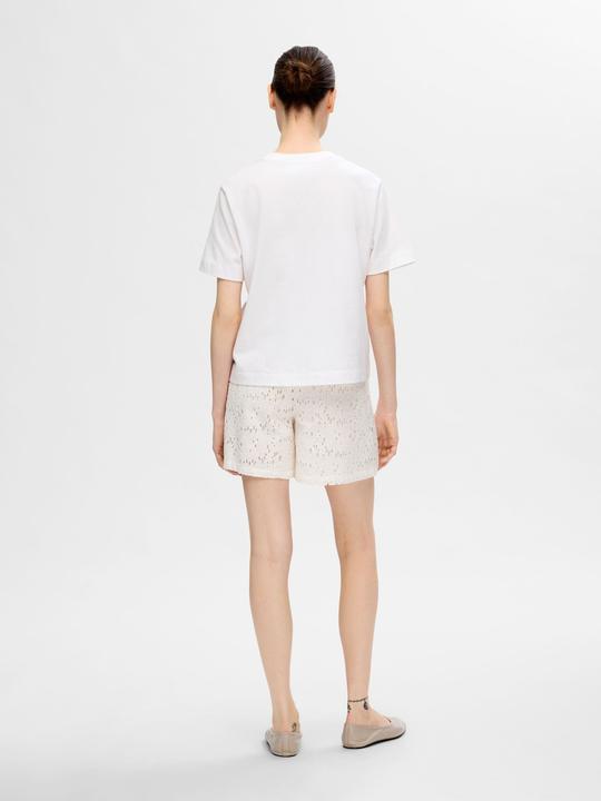 Actual product image Selected Femme Broderie Anglaise Shorts (40)