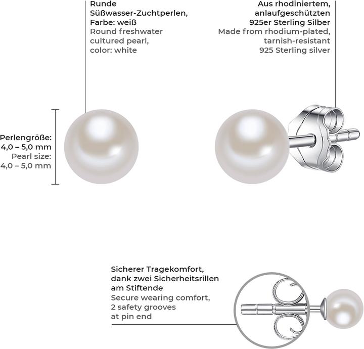 Image du produit Valero Pearls Femme argent sterling perle d'eau douce de culture argent - 2928 (Argent Sterling)