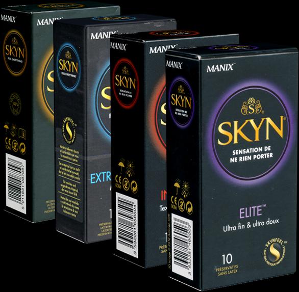 Produktbild Skyn «Probier-Set» 4 Sorten latexfreie Kondome zum Ausprobieren und Geniessen (40 Stk.)
