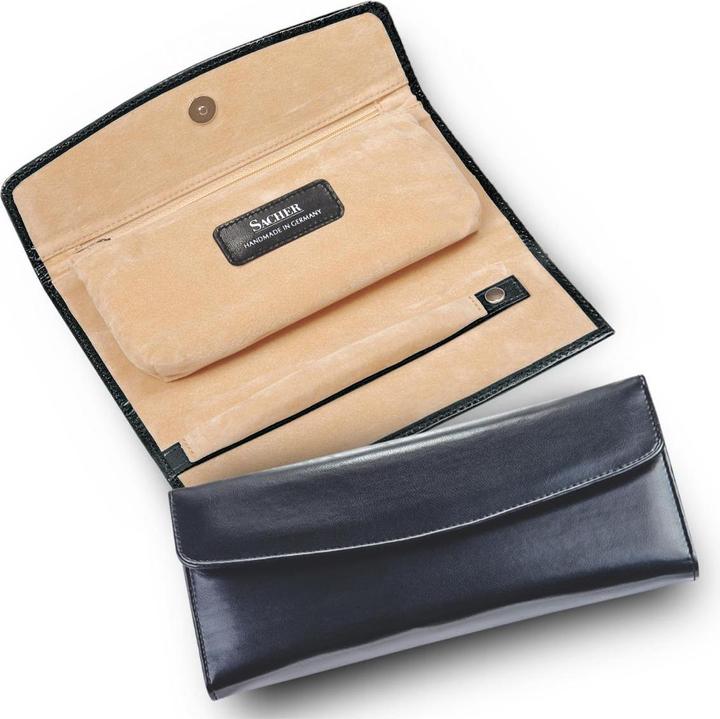 Actual product image Sacher 1010.1104P18 - Jewellery roll new classic black full grain leather