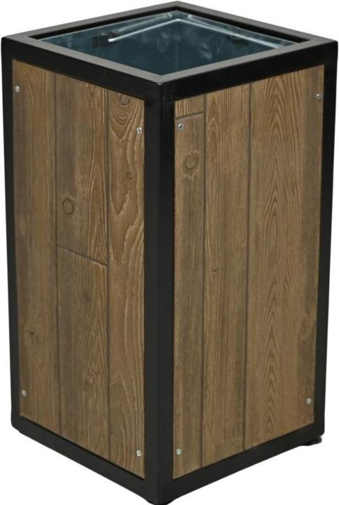 Immagine prodotto Aristar Cestino dei rifiuti con rivestimento in legno (50 l)
