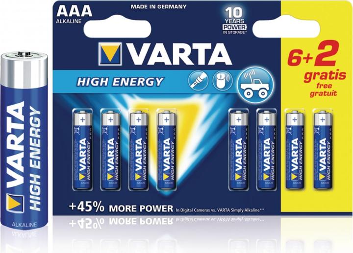 Actual product image Varta 4903 B6+2 (1 pcs., AAA)