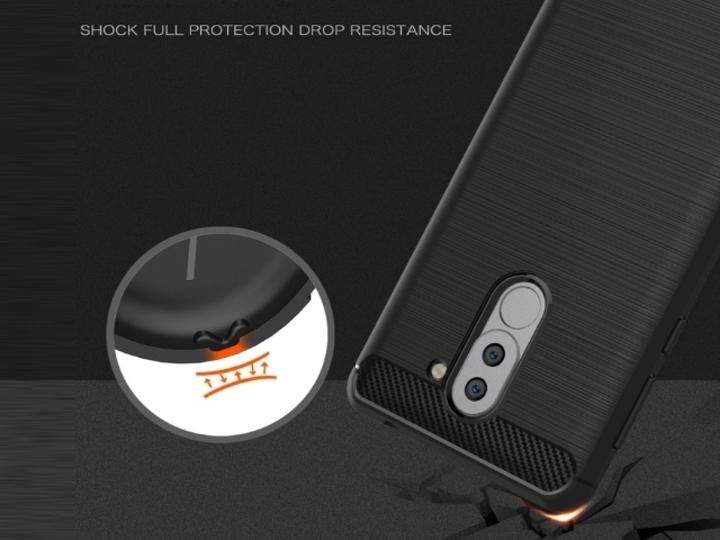 Produktbild Screenguard Honor 6X Hülle Carbon Brushed Soft TPU (Honor 6X)