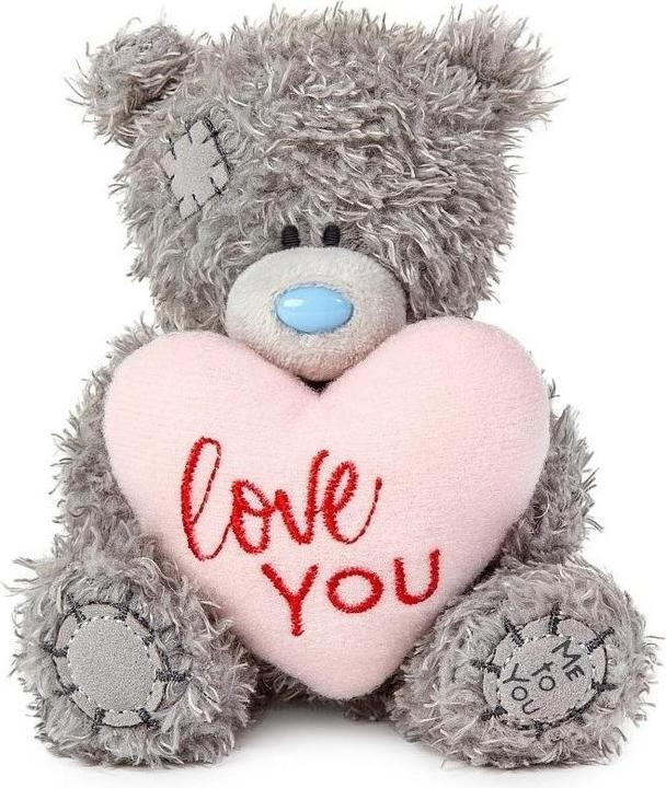 Actual product image Carte Blanche Greetings Teddybär - Love You Heart Plüsch 11cm (11 cm)