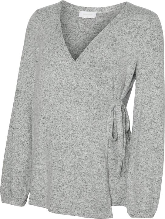 Mamalicious Normal geschnitten V-Ausschnitt Top Bluse (M)