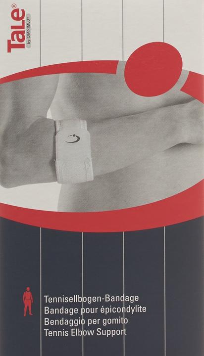 Produktbild Tale Tennisellbogen Bandage 5 cm Velcro weiss (One Size)