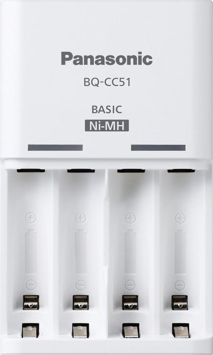 Actual product image Panasonic Basic Charger BQ-CC51 (6 pcs., AA, AAA, Battery + charger)
