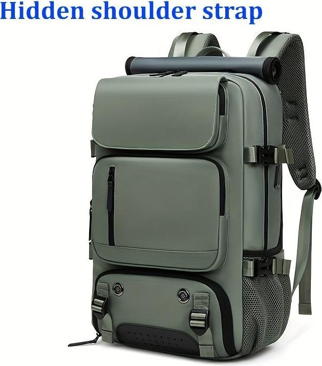 Only-Bags.Store Wasserdicht 40.64 Cm Business Laptop Rucksack, Reise-Rucksack mit separater Schuhtasche, Outdoor