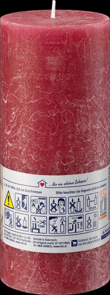 Immagine prodotto dm Profissimo Candela rustica bordeaux 160/68