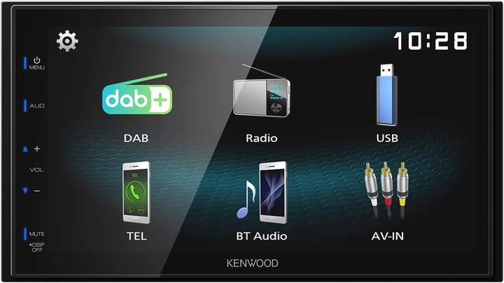 Kenwood Corp. DMX125DAB Ricevitore multimediale per auto nero 84 W Bluetooth (Auto Android, MirrorLink)