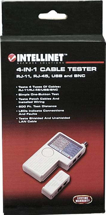 Actual product image Intellinet 4in1 cable tester