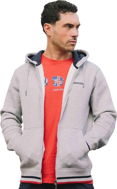 Actual product image Lambretta Mens SS25 Full Zip Hoodie (M)