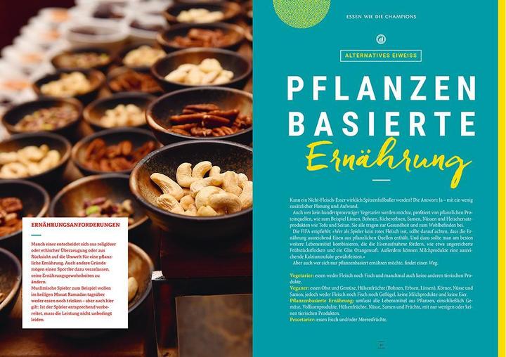 Actual product image Essen wie die Champions (German, Mona Nemmer, Liverpool FC, Cornelia Stoll, 2022)