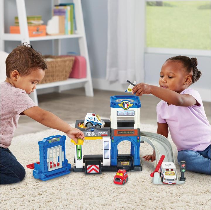 Image du produit VTech Tut Tut Bolides Série Pro - Super poste de police interactif (+ Chris, lieutenant de police)