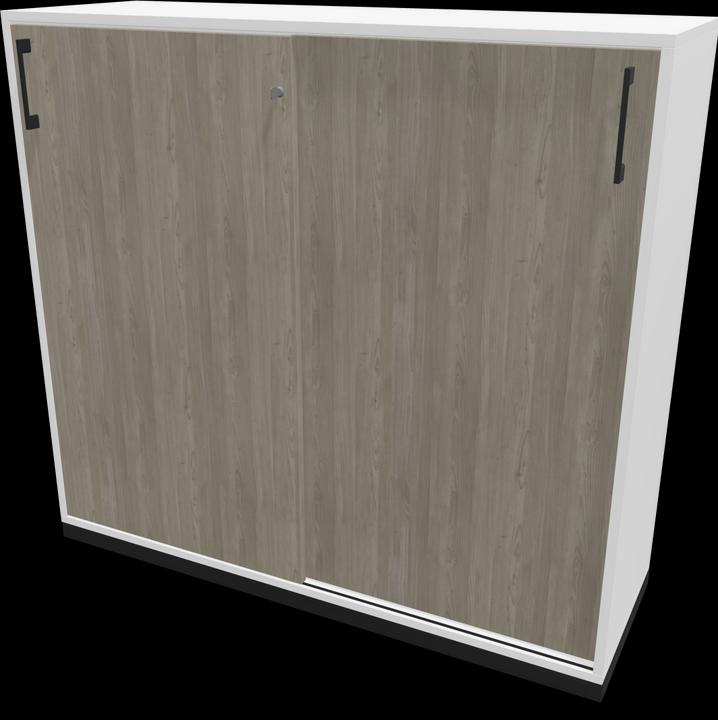 Nero, Legno decorativo grigio con struttura, Bianco
