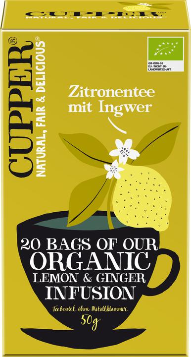 Cupper Thé vert citron gingembre (50 g)