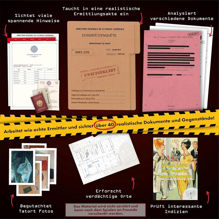 Actual product image X-scape Cold Case Detectives - Missing in Paris 1967 - Crime game (German)